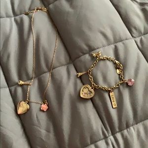 Bracelet and necklace set